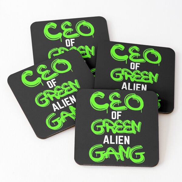 Item preview, Green Alien Gang CEO designed and sold by TriendDezign.