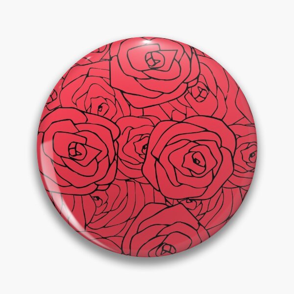 Item preview, Coral Roses Pattern designed and sold by Kristin Omdahl.