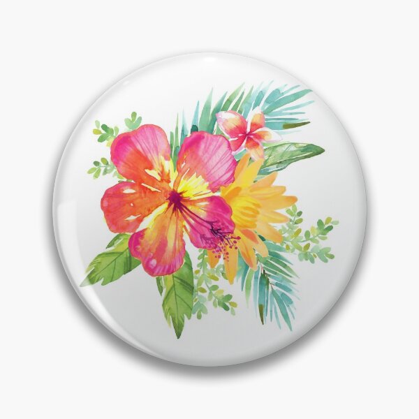 Item preview, Tropical Colorful Flowers designed and sold by junkydotcom.