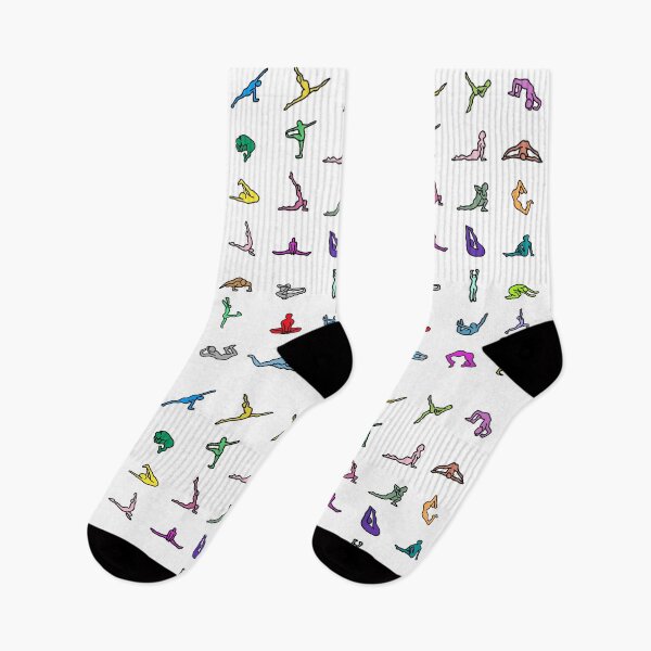 Item preview, Rainbow Yoga Poses designed and sold by NOTSNIW ART.