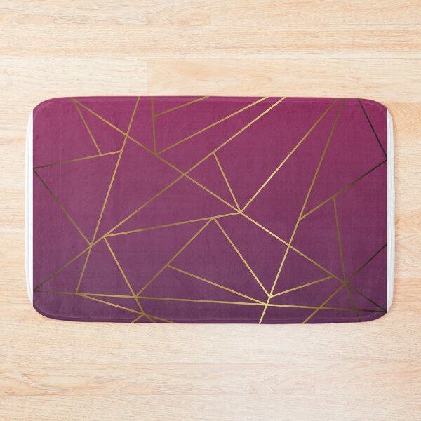 Item preview, Pink Ombre & Gold Geometric Design designed and sold by Ladyfyre.