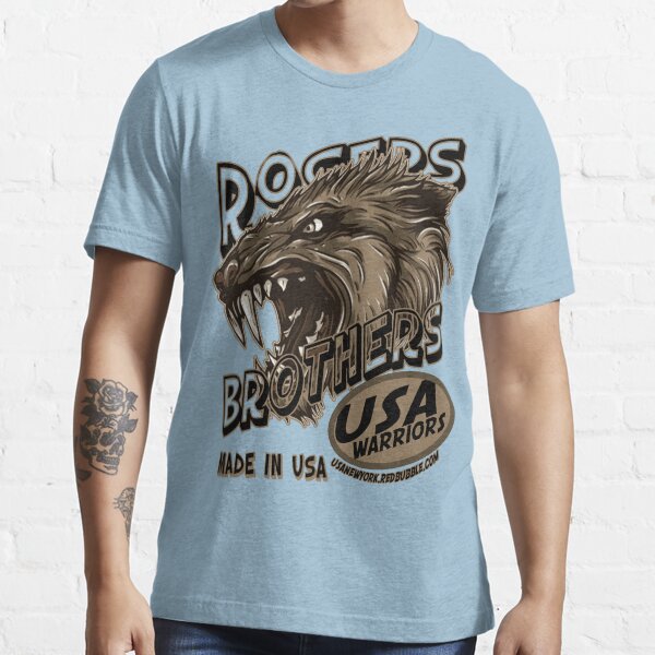 wolf usa warriors by rogers bros Essential T-Shirt