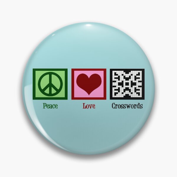 Item preview, Peace Love Crossword Puzzles designed and sold by Epic Love Designs.