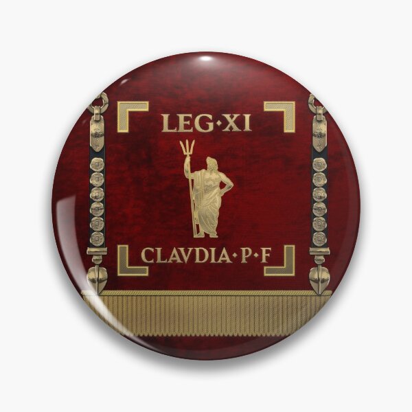 Item preview, Standard of the 11th Roman Legion - Vexillum of Legio XI Claudia designed and sold by Serge Averbukh Art Studio.