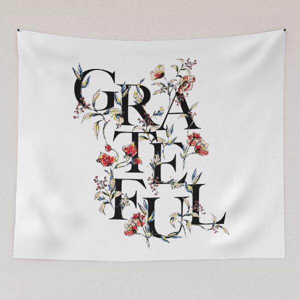 Item preview, Grateful Vintage Floral Design  designed and sold by mythandframe.