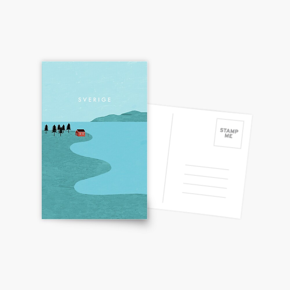 Vista previa del artículo con la obra «Postal», diseñado y vendido por katinkareinke.