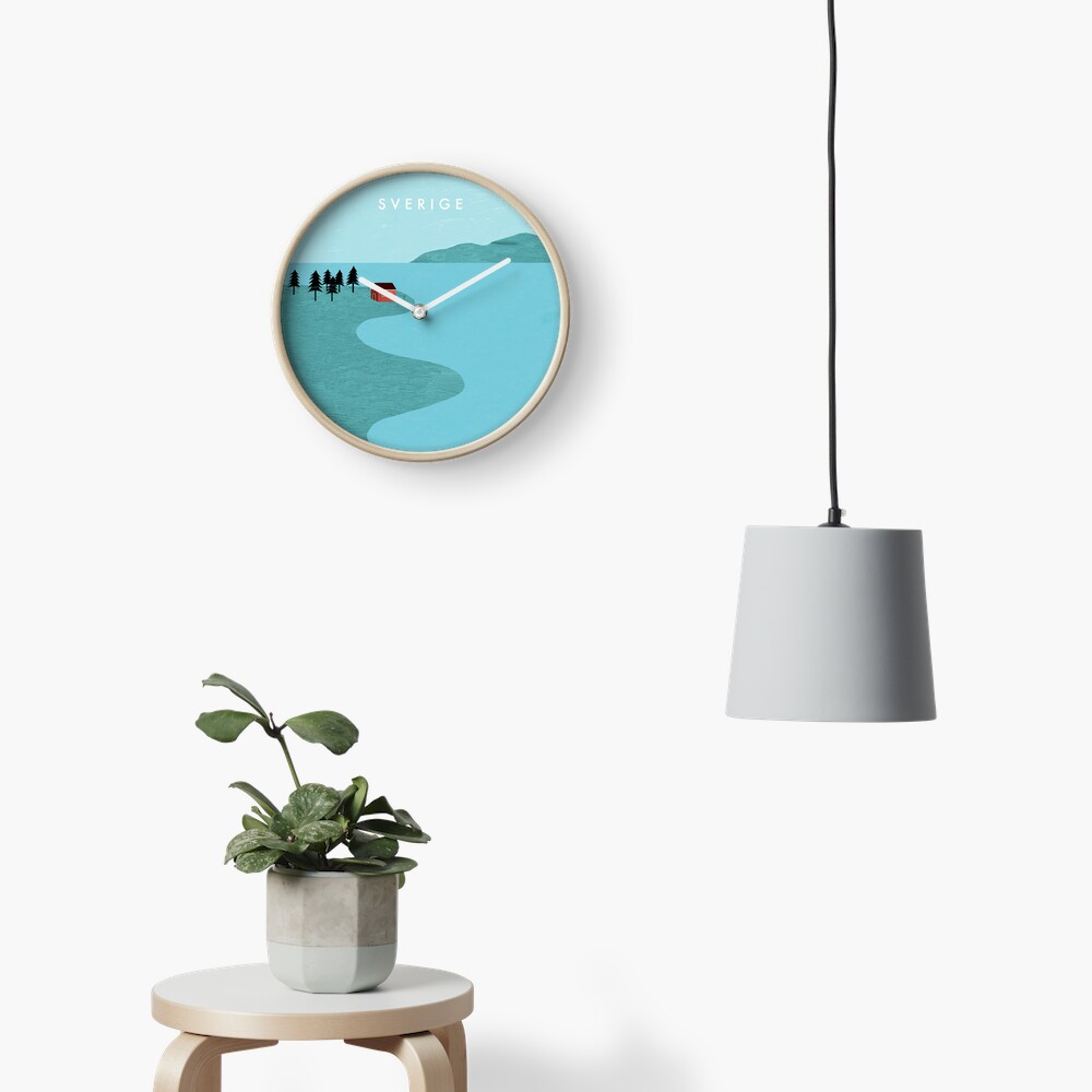 Vista previa del artículo con la obra «Reloj», diseñado y vendido por katinkareinke.