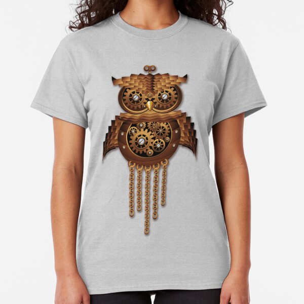 Owl Steampunk Vintage Style Classic T-Shirt