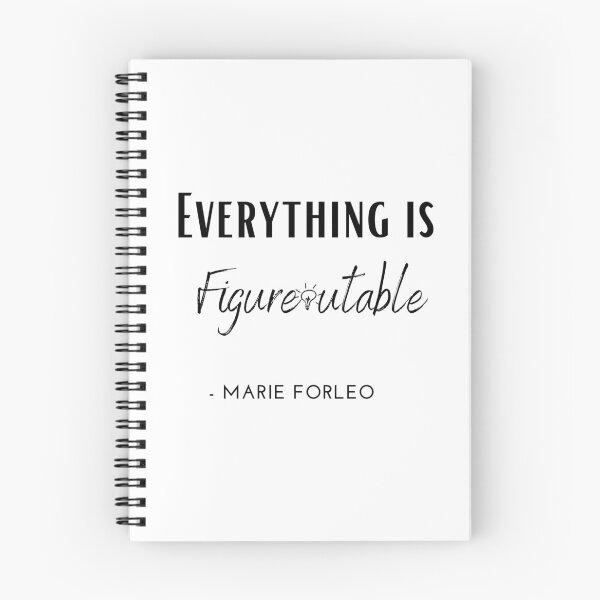 Item preview, Everything is figureoutable. - Marie Forleo designed and sold by EnlightParis.