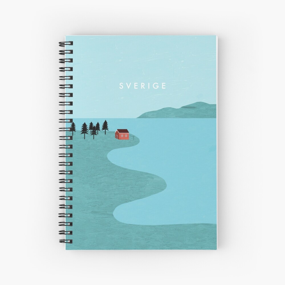 Vista previa del artículo con la obra «Cuaderno de espiral», diseñado y vendido por katinkareinke.