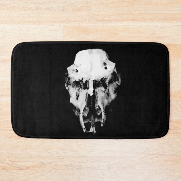 Item preview, Black and White Goat Skull designed and sold by WildandDivine.