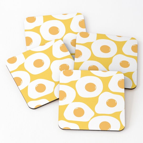 Item preview, Funny Fried Eggs Pattern designed and sold by AnastasiaDesign.