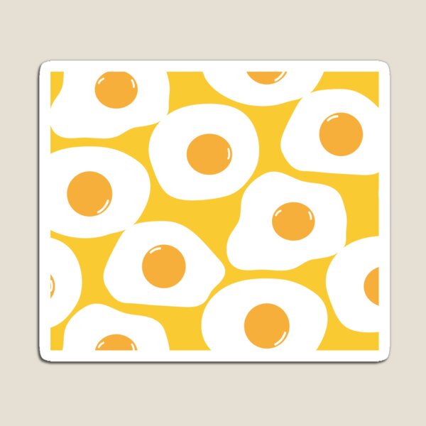 Item preview, Funny Fried Eggs Pattern designed and sold by AnastasiaDesign.