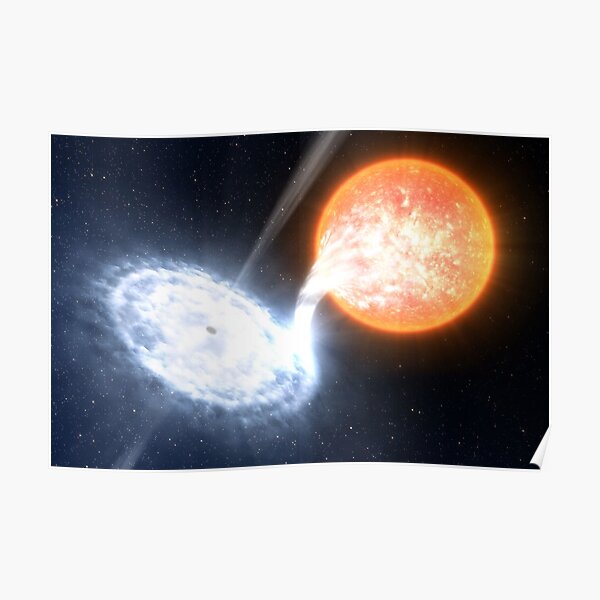 Artist’s Impression of a Black Hole Poster