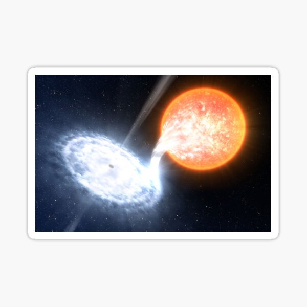 Artist’s Impression of a Black Hole Sticker