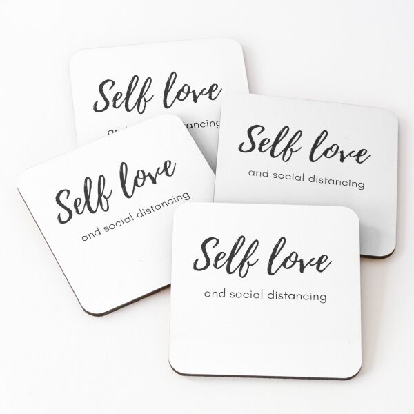 Item preview, Self love and social distancing | Self isolation  designed and sold by TheSelfLoveClub.