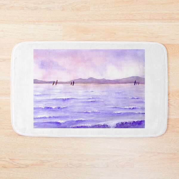 Item preview, Wave Watercolour Painting designed and sold by Farida Greenfield.