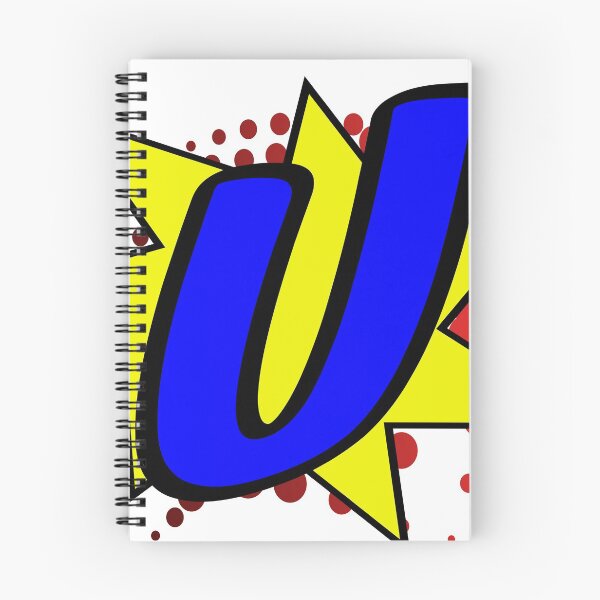 Aperçu de l'œuvre Comic Initial U créée et vendue par Triumphance.