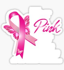 i wear pink for me breast cancer Sticker
