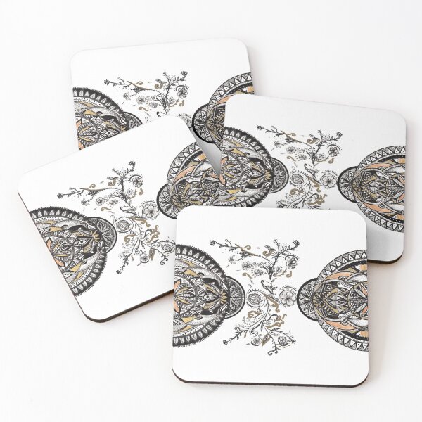Item preview, Floral mandalas designed and sold by butterfly_galaxies.