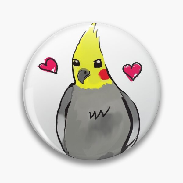 Item preview, Grumpy Cockatiel 1 designed and sold by LyaVerdi.