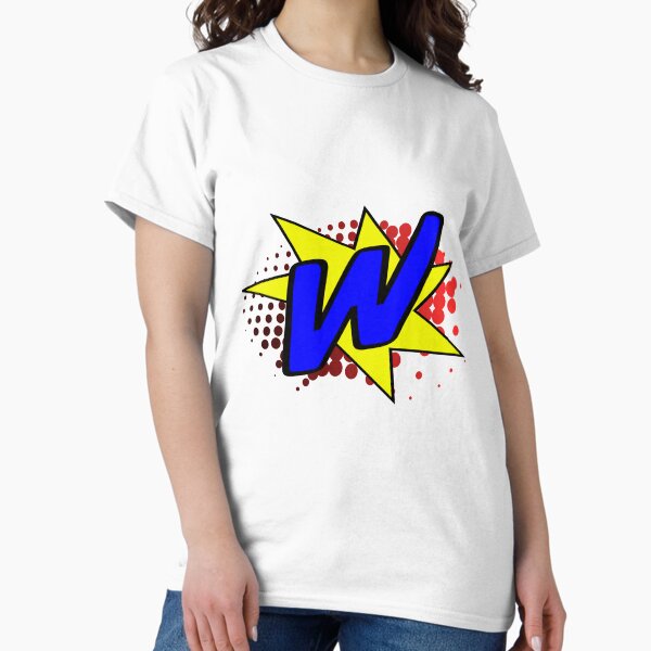 Item preview, Comic Initial W designed and sold by Triumphance.