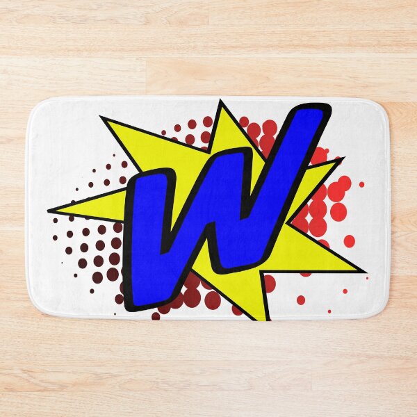 Item preview, Comic Initial W designed and sold by Triumphance.