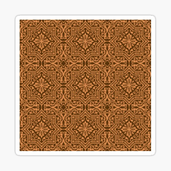 Hand-drawn Tiles camel ornaments Sticker