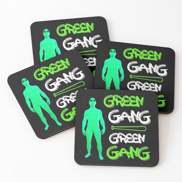Item preview, Green Alien Gang + Character designed and sold by TriendDezign.