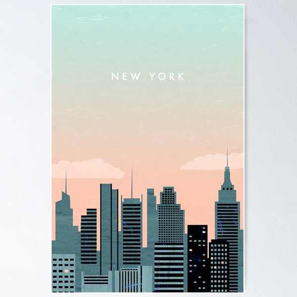 Item preview, New York Travel Poster designed and sold by katinkareinke.