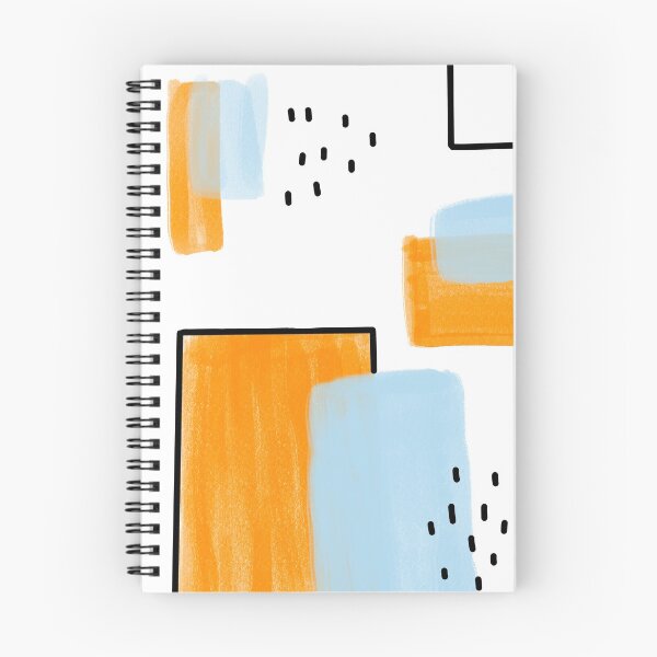 Item preview, Modern Print || Orange and Blue || whatthemichelle designed and sold by whatthemichelle.