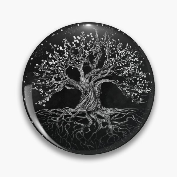 Item preview, Tree of Life Drawing Black and White designed and sold by k9printart.