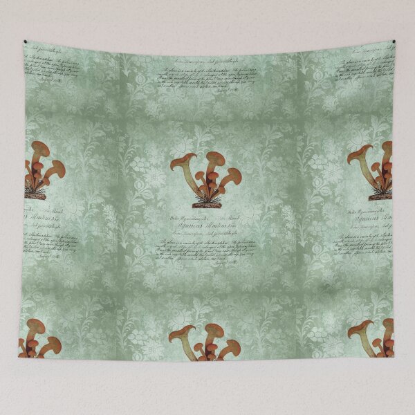 Item preview, Vintage Retro Mushroom Ephemera Pattern  designed and sold by digitalvintage.