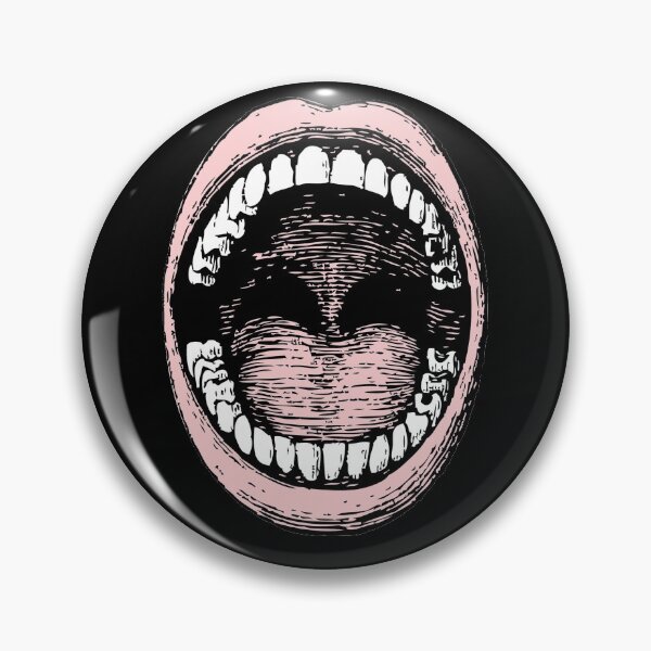 Item preview, open mouth with teeth mask for confinement lockdown quarantine  designed and sold by Gifafun.