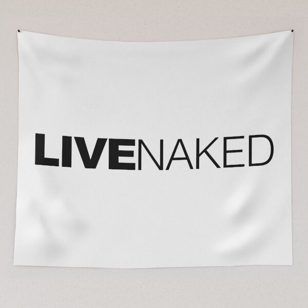 Item preview, Live Naked designed and sold by LudlumDesign.