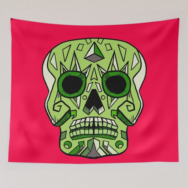 Item preview, Candy Skull Red designed and sold by fakeface.