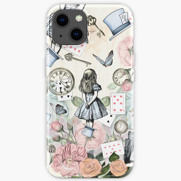 Alice In Wonderland Collage iPhone Soft Case