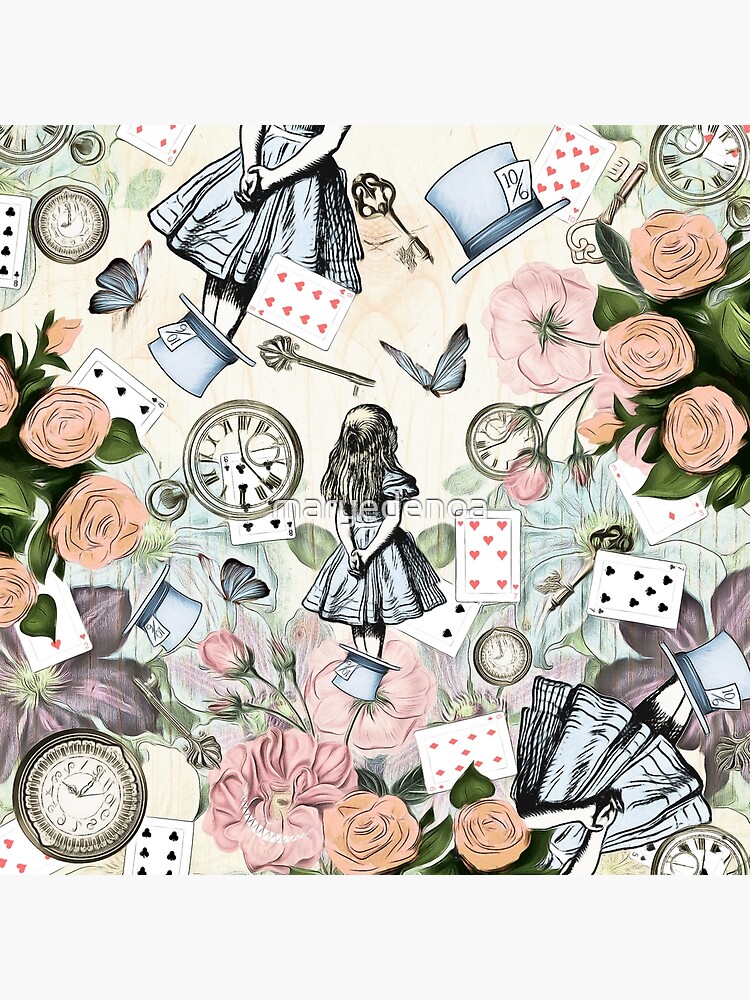 Alice In Wonderland Collage by maryedenoa