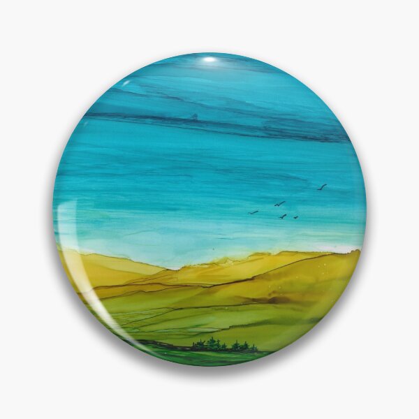 Item preview, Landscape, Alcohol Ink designed and sold by MimiHillier.