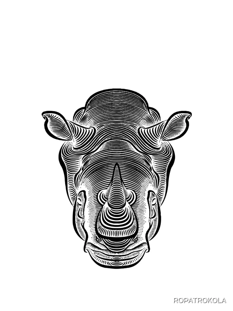 Thumbnail 4 of 4, iPhone Case, RHINOCEROS designed and sold by ROPATROKOLA.