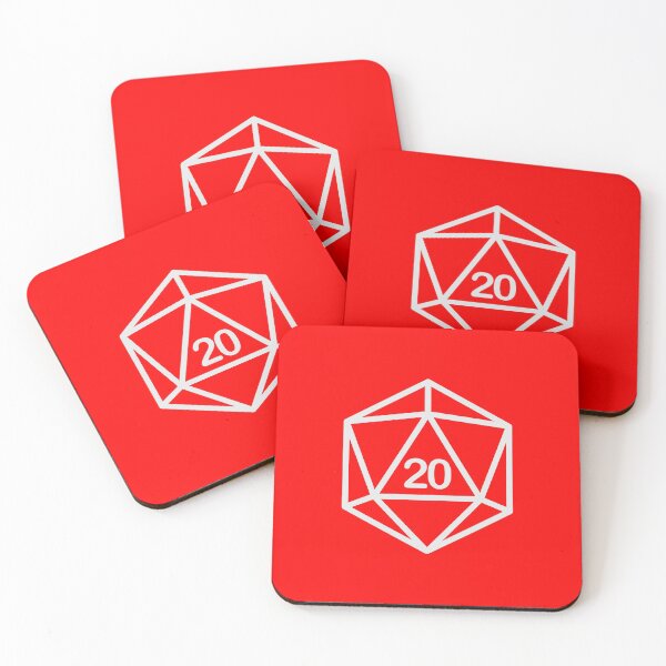 Item preview, Dungeons and Dragons d20 Dice designed and sold by CarbonPixel.
