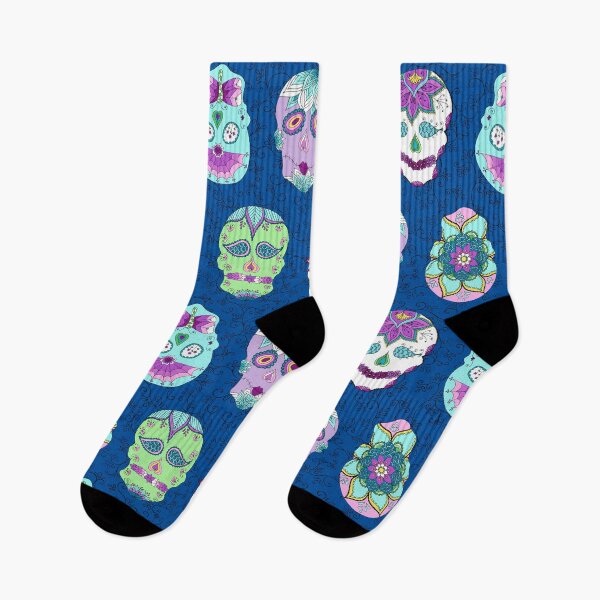 Item preview, Blue Sugar Skulls designed and sold by Kristin Omdahl.