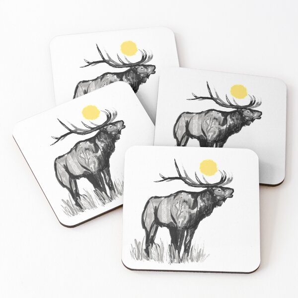 Item preview, Elk in the moonlight  designed and sold by TheAshLord.