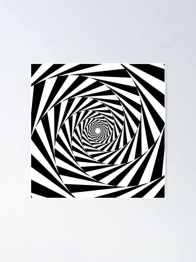 Trippy Hypnotic Vortex Spiral Art | Art Print