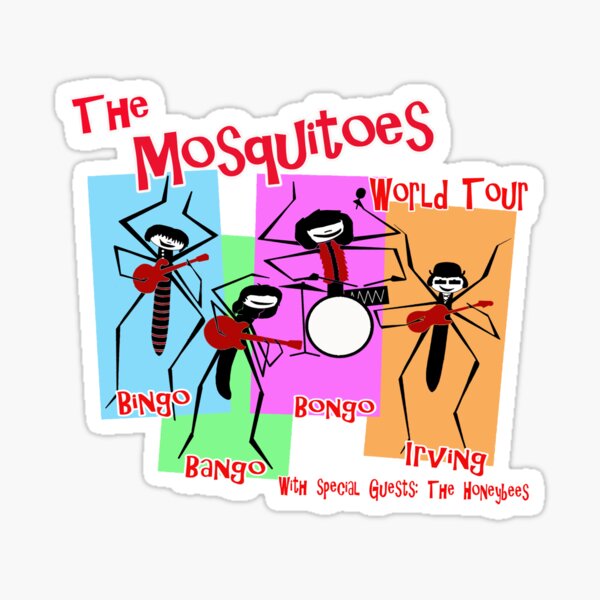 Artikel-Vorschau von Das Mosquitoes Concert Shirt, designt und verkauft von Tip-Tops.
