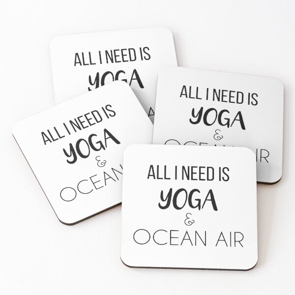 Item preview, All I Need is Yoga and Ocean Air designed and sold by jackknite.