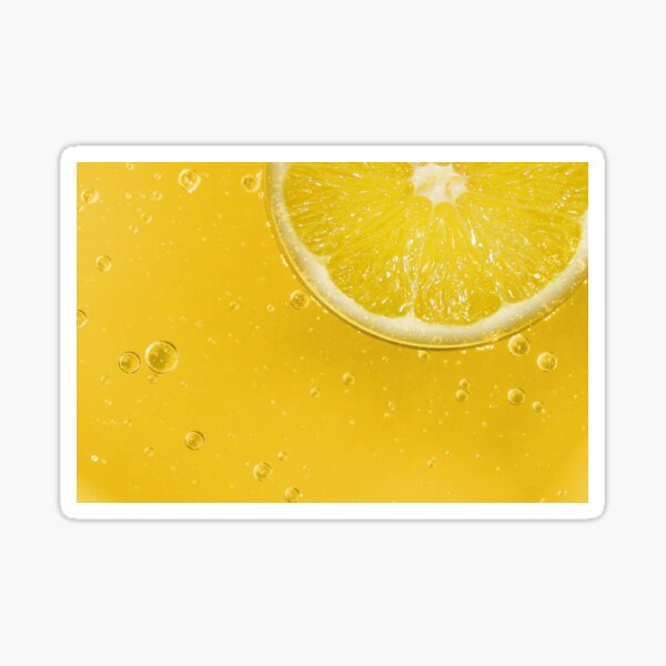 Orange Lemon yellow summer  Sticker