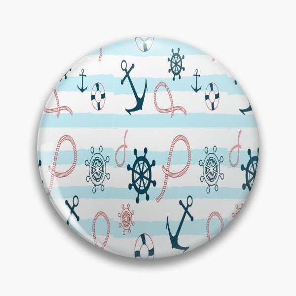 Item preview, Maritime pattern anchor seamen sea water nautical designed and sold by Onair555.