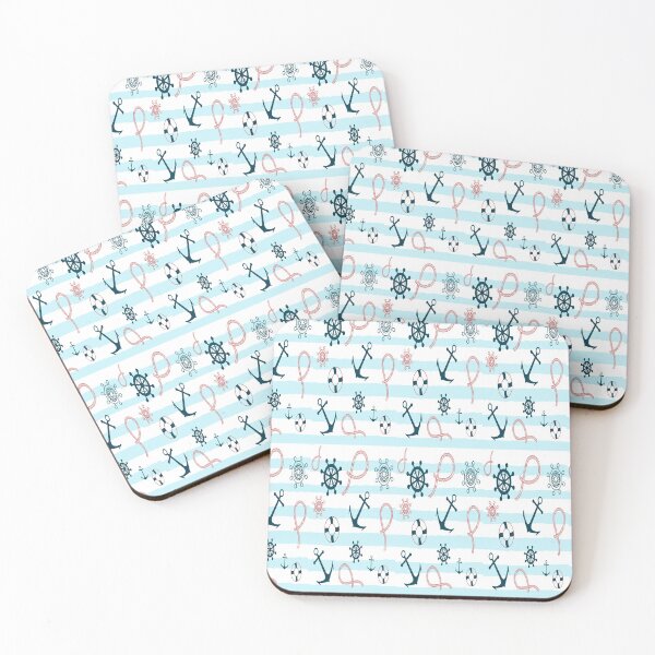 Item preview, Maritime pattern anchor seamen sea water nautical designed and sold by Onair555.