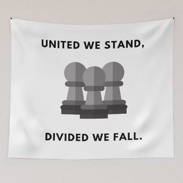 Item preview, United We Stand Pawns - Chess Vibes designed and sold by chessvibes.